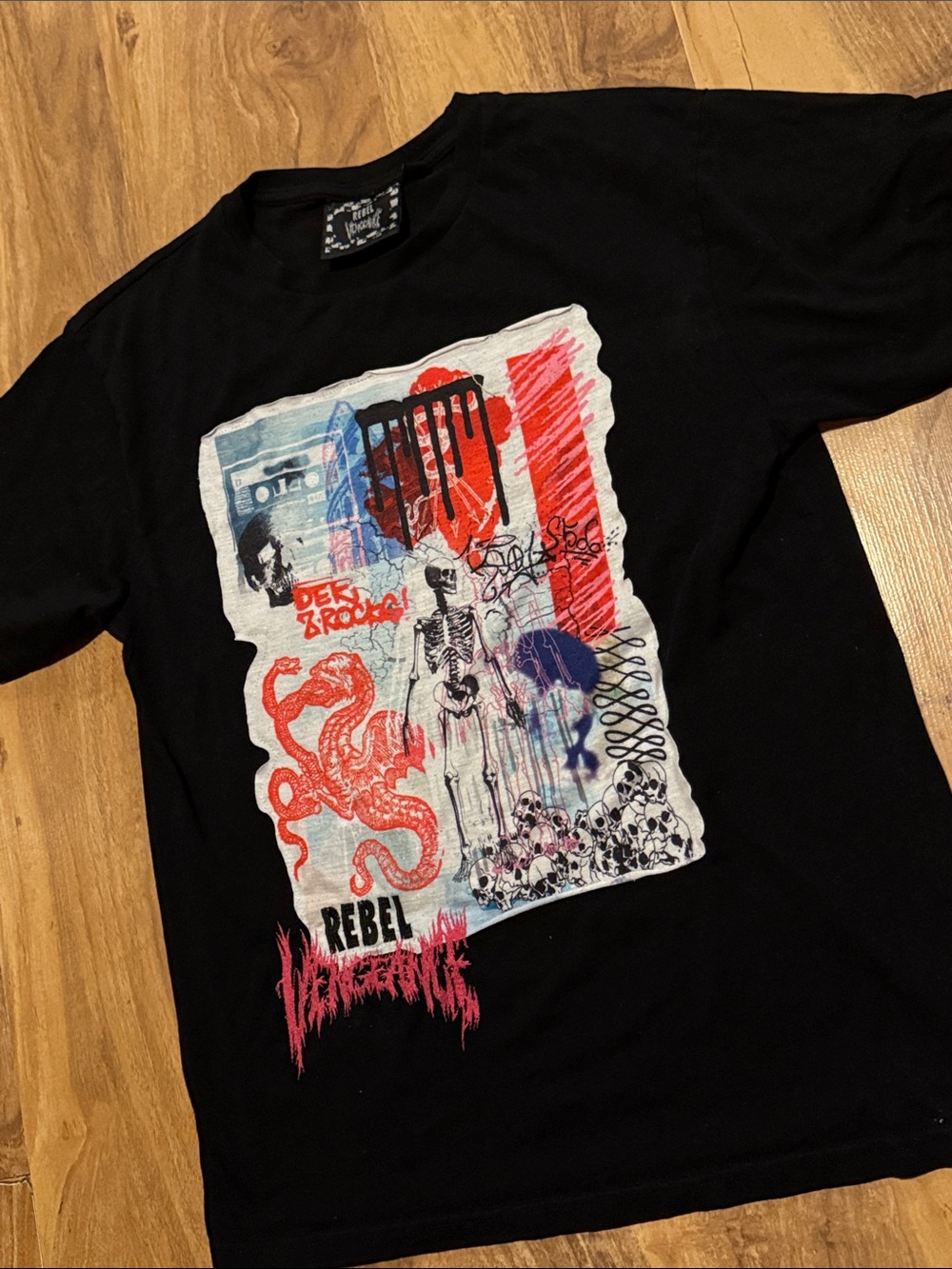 “💚 3 For $15 Rebel Vengeance”Men’s Short Sleeve Graphic Tee..